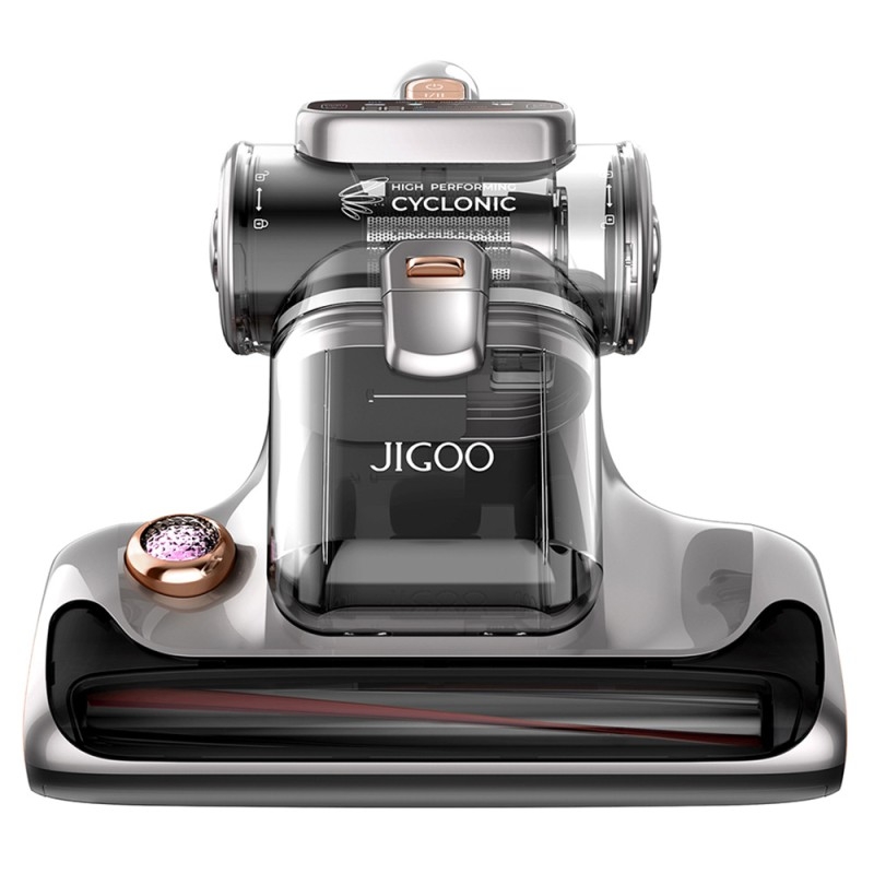 JIGOO T600 Milbensauger mit Aroma-System 700W UV‑C 60°C Heißluft Grau